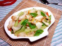 翠皮盐爆海螺片的做法步骤8