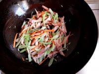 豆角炒鸡丝的做法步骤7