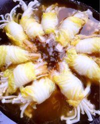 娃娃菜包金针菇的做法步骤5