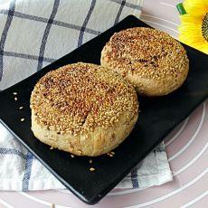 油酥麻酱肉烧饼