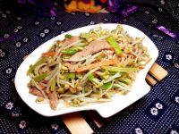 肉炒三丝的做法步骤9