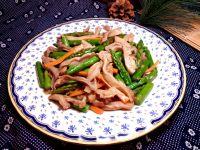 芦笋炒肚条的做法步骤9