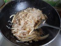 茭白肉丝炒米粉的做法步骤15