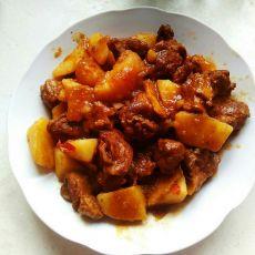 红烧鸭腿炖土豆