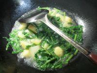 茼蒿煮土豆的做法步骤4