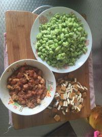 毛豆炸酱的做法步骤1