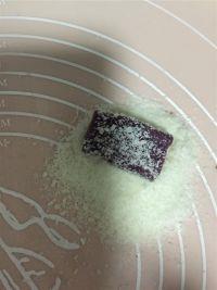 紫薯豆沙馅年糕的做法步骤6