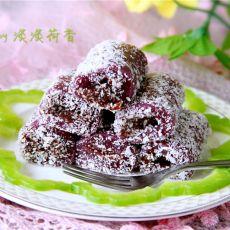 紫薯豆沙馅年糕