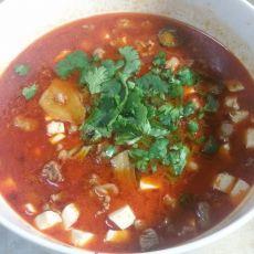 牛肉豆腐红汤