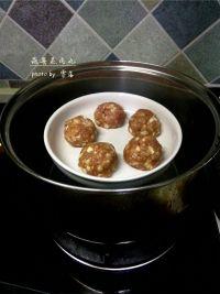菠菜蒸肉丸的做法步骤9