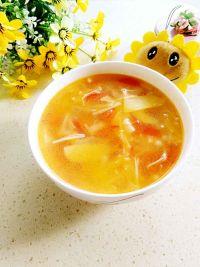 西红柿金针菇瘦肉汤的做法步骤8