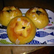 南瓜豆沙小餐包