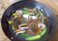 螃蟹煮苦瓜的做法步骤6