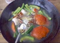 螃蟹煮苦瓜的做法步骤7