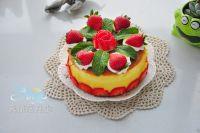 草莓奶酪蛋糕的做法步骤20