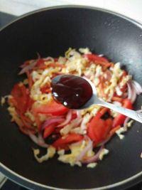 炒乌冬面的做法步骤7