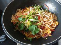 炒乌冬面的做法步骤10