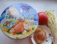 鸡肉金针菇鲜虾面 #小虾创意料理#的做法步骤1