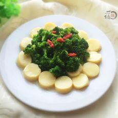 西兰花烧豆腐