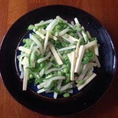 笋瓜炒豆子