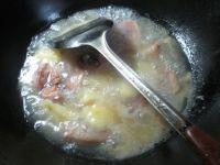 小白菜腊鸡腿煮土豆的做法步骤3