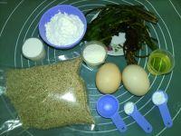 芝麻蒲公英戚风蛋糕的做法步骤1