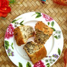 芝麻蒲公英戚风蛋糕