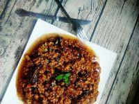 肉沫烤茄子的做法步骤8