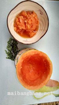 木瓜西米露的做法步骤3