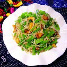 针菇芹菜腰果