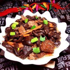 红蘑炖红烧肉