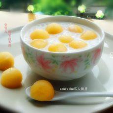 哈密瓜椰浆西米露