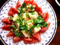 葱香番茄鹅蛋的做法步骤3