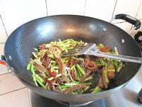 酸辣韭黄腰花的做法步骤9