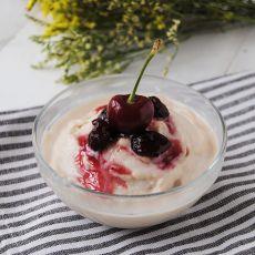 #妙搭新食尚#榴莲樱桃炒冰