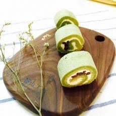 抹茶蜜豆卷