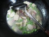 咸肉毛豆煮鞭笋的做法步骤8