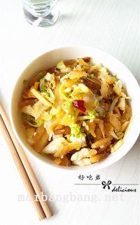 家常炒饼丝的做法步骤12