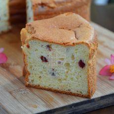 炼奶蔓越莓戚风蛋糕#妙搭新食尚#