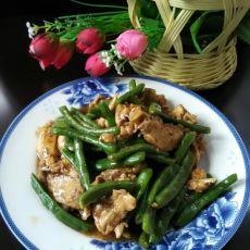 豆角炒鸡胸肉