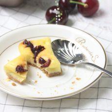 蔓越莓芝士蛋糕小方块