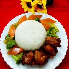 照烧鸡腿饭