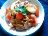 笋炒回锅肉的做法步骤9