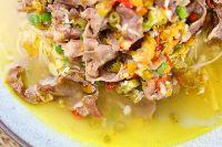 酸汤金针肥牛的做法步骤8