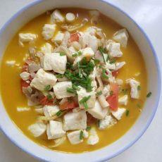 番茄菌菇炖豆腐