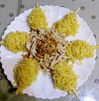 鸡丝棒棒凉面#小虾创意料理#的做法步骤9