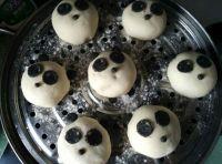 熊猫豆沙包的做法步骤9