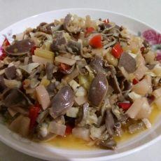 泡菜炒鸡胗