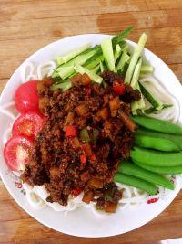 辣版炸酱面的做法步骤8