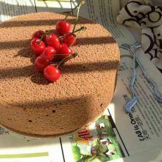 八寸可可戚风蛋糕